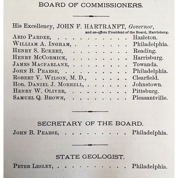 Geology Of Southwestern Pennsylvania Lot Of 2 1877-78 Victorian Coal WHBS - Picture 9 of 10